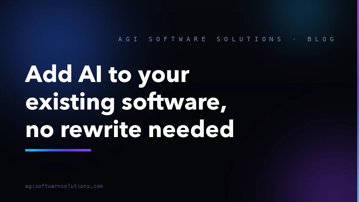 Website AI chatbot widget answering a customer question with a cited source and an escalation path to a human agent.